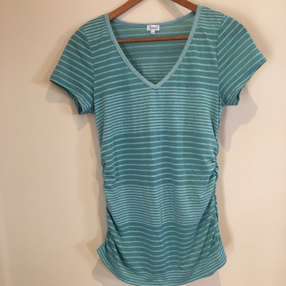 Kismet green striped t shirt - Picture 1 of 5